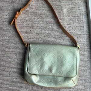 Louis Vuitton Thompson Silver Shoulder Bag